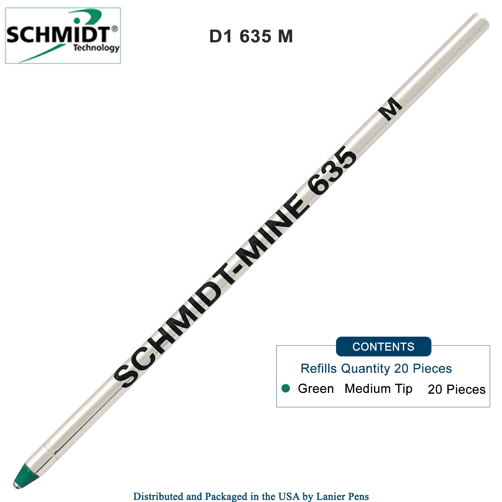 Four 5 Pack - Schmidt 635 - Green