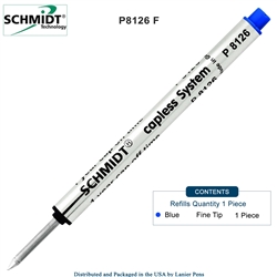 Schmidt P8126 Capless Rollerball - Blue Ink