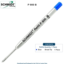 Schmidt P900 Blue Nib Parker Style Ballpoint Refill