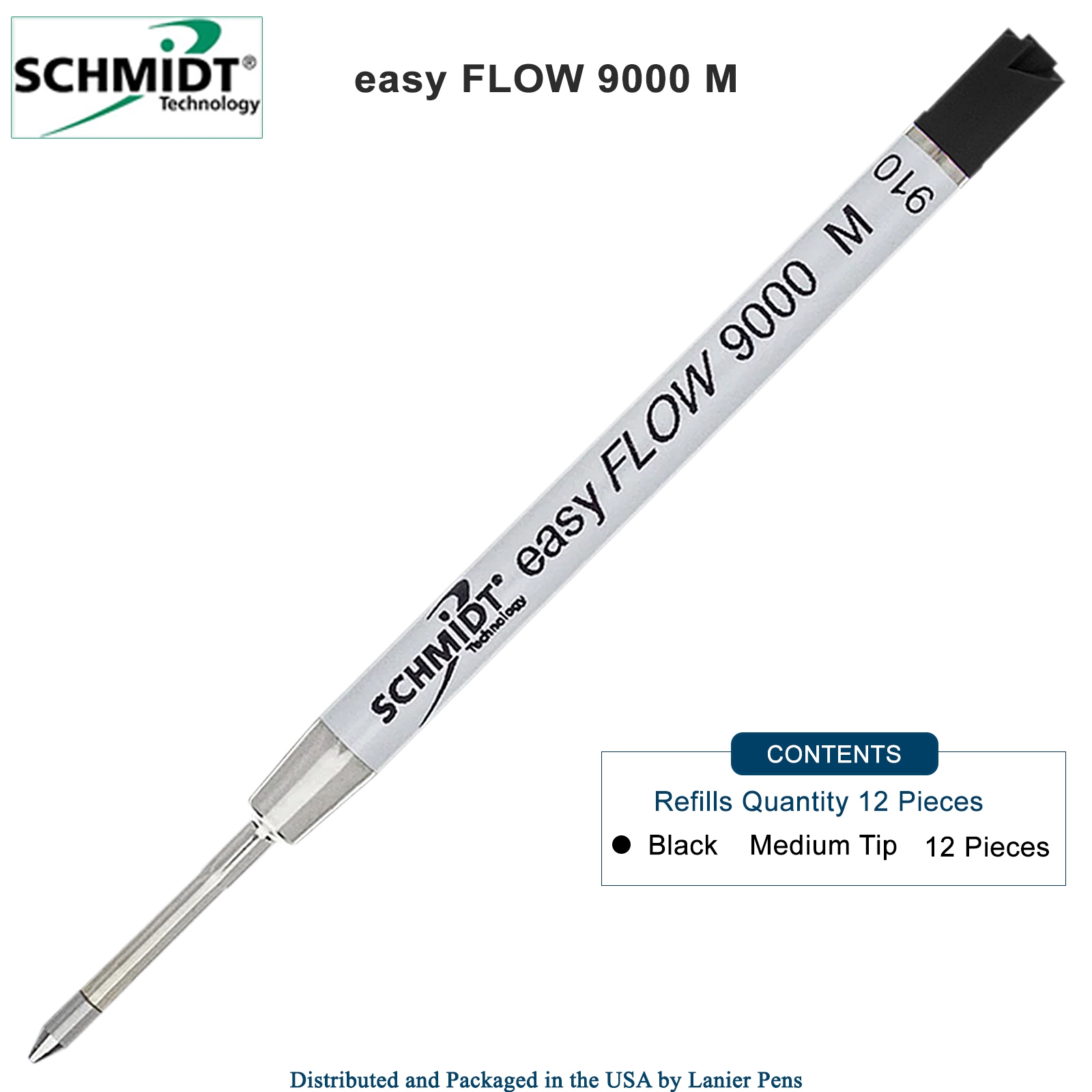 12 Pack - Schmidt easyFLOW 9000 - Black Ink