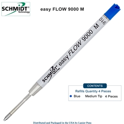 4 Pack - Schmidt easyFLOW 9000 - Blue Ink