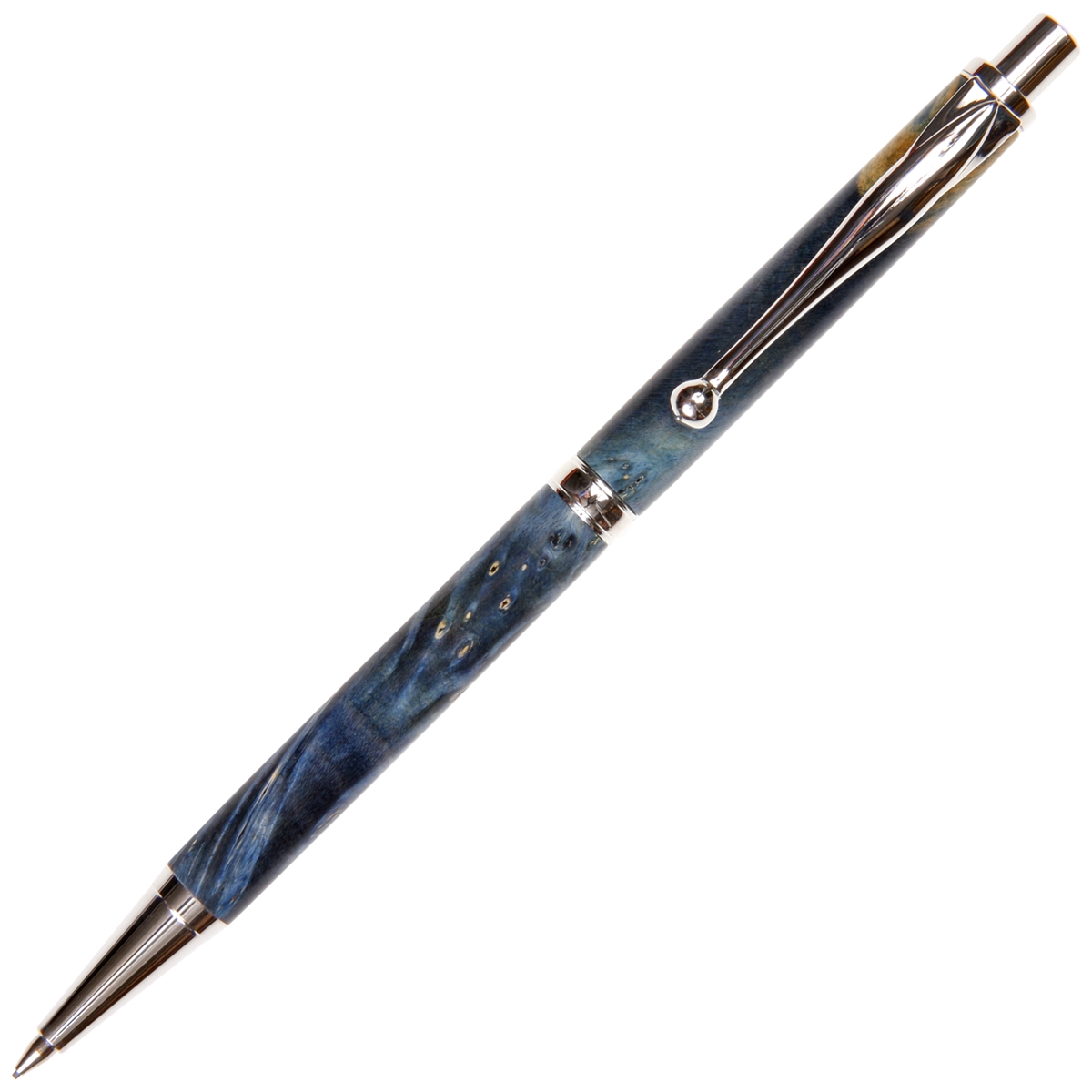Slimline Pencil - Blue Maple Burl