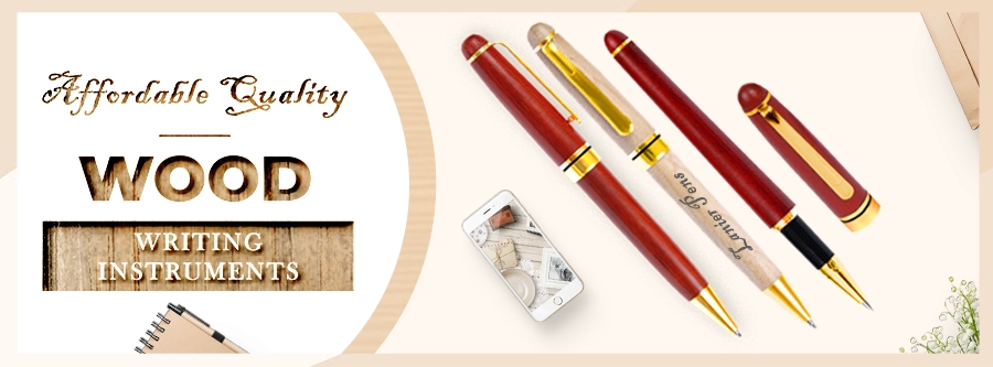  Brandilo Fancy Minimalist Wooden Pens - Gentlemen Nice Pens  Handcrafted Unique Business Pens For Men, Cool Old Fashioned Pen And Case  Set Gift For Journal Writing